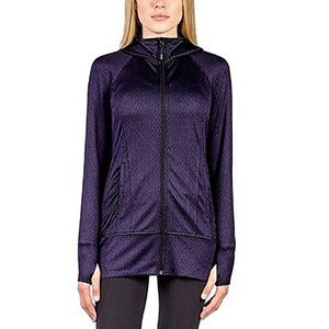 Mondetta purple long jacquard hooded jacket S